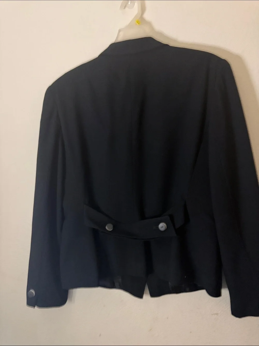 Dior  vintage Black Women's Tailored Blazer with Button Front